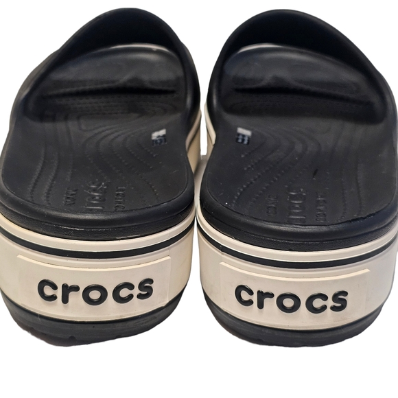 Crocs Crocband Iconic Comfort Chunky Platform Slides Sandal Women's 11/ Men's 9 - Picture 11 of 13